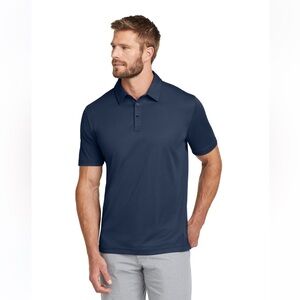 Travis Mathew Oceanside Solid‎ Polo Blue XXL Shirt Sleeve Shirt